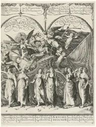 Procesión triunfal de Guillermo de Orange, placa d Currus Trumpalis Illustris / Procesión triunfal de Guillermo de Orange (título de la serie)
