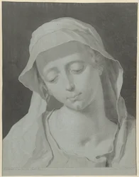 Cabeza de mujer velada