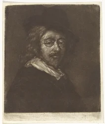 Retrato de Frans Hals con sombrero