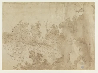 Paisaje de colinas con árboles