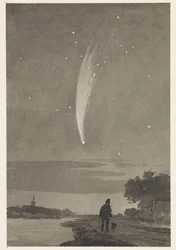 El cometa Donati, 10 de octubre de 1858