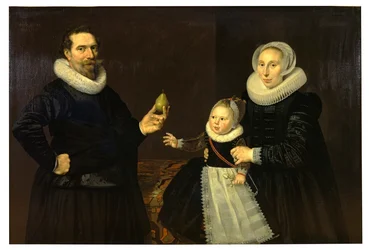 Retrato de familia (óleo sobre lienzo)