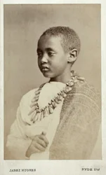 Príncipe Alamayu, hijo del Emperador Theodor II, Ryde, Inglaterra, 1868