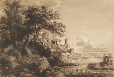 Paisaje con castillo