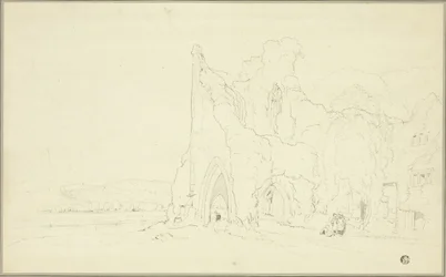 Paisaje con ruinas góticas