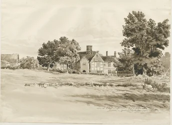Oaken - Casa de Campo: dibujo en sepia, 5 de agosto de 1820