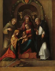El matrimonio místico de Santa Catalina