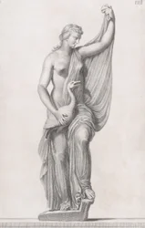 Estatua de Leda y el cisne, 1734