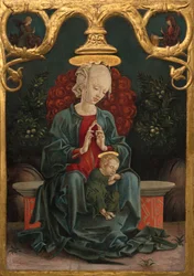 Madonna y Niño en un jardín, c.1460-70