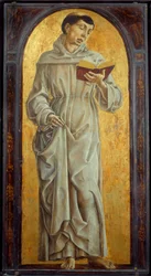 San Antonio de Padua leyendo