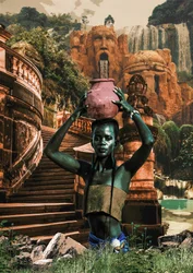 La mujer del templo místico