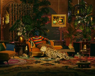 Salón Leopard de lujo