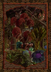 El jardín de fantasía de la mujer dormida