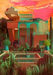 Un oasis desértico lleno de vida