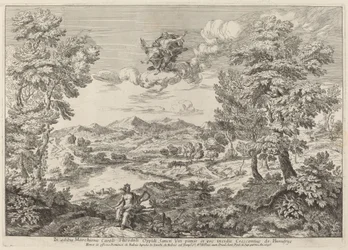 Júpiter en un Paisaje