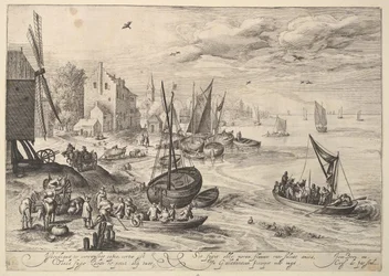 Escena del puerto