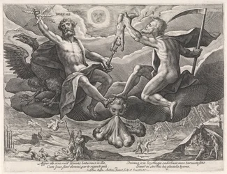 viento del norte Boreas (título sobre objeto) Los cuatro vientos (título de la serie)