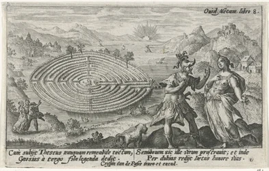 Teseo en Ariadna Metamorfosen van Ovidius (título de la serie)