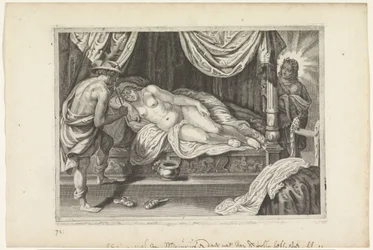 Apolo y Mercurio visitan Chione Metamorfosen van Ovidius (título de la serie)