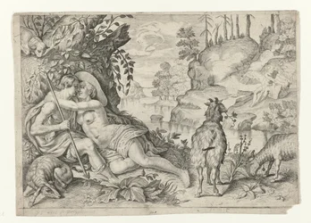 Polifemo atrapa a Acis y Galatea
Metamorfosis de Ovidio (título de la serie)