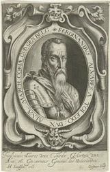 Portret van Ferdinand Alvarez de Toledo, hertog van Alva
