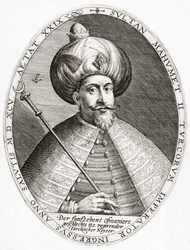 Mehmed III. Sultán, Imperio Otomano. Retrato.