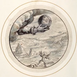 Mano con esfera celestial, principios del siglo XVII