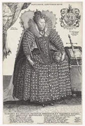 Retrato de la Reina Isabel I de Inglaterra, c.1603