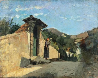 Estudio de paisaje, ca 1861