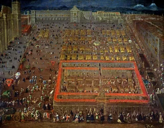 Plaza Central de la Ciudad de México, 1695
