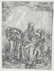 Virgen y Niño con el Niño San Juan