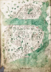 Carta de Constantinopla, hacia 1420 (vitela)