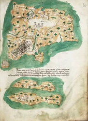 Carta de Naxos en vitela, c.1420 (vitela)