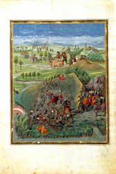 Influencia del planeta Marte: escena de guerra
