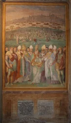 El Papa, los obispos y los reyes honran a los santos mártires
