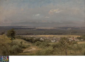 Paisaje cerca de Gasny (Normandía)