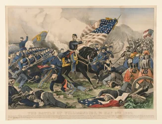 La batalla de Williamsburg, Virginia, 5 de mayo de 1862