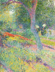 En el jardín del castillo de Pretzfeld, c.1903