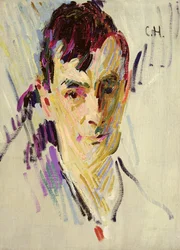 Retrato del pintor Otto Mueller, c.1914