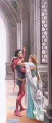 ¿Te irás? Aún no es de día, ilustración de Romeo y Julieta
