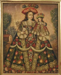 La Virgen de los Peregrinos y el Niño