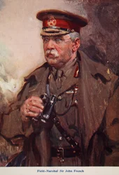 El mariscal de campo Sir John French, ilustración de 