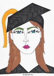 Graduación (rotulador sobre papel)