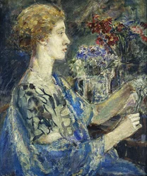 Retrato de Dame Flora Robson