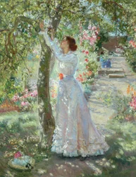 El jardín, c.1899 (óleo sobre lienzo)