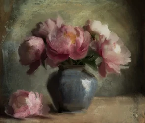 Peonías en rosa