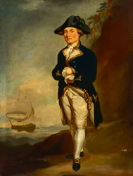 Almirante Sir William Cornwallis (1744-1819), finales del siglo XVIII-principios del XIX (óleo sobre lienzo)