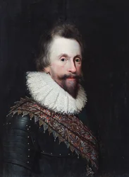 Retrato de Henry Wriothesley, III conde de Southampton (óleo sobre tabla)