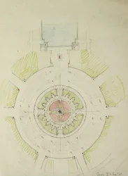 Punto redondo del Potomac, Washington D.C., boceto del plan