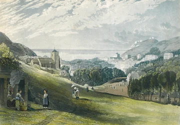 Hastings desde la carretera de Londres